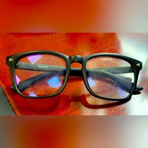 Benobby Blue Light Blocking Glasses - Fashion Square Fake Eyeglasses, Anti UV